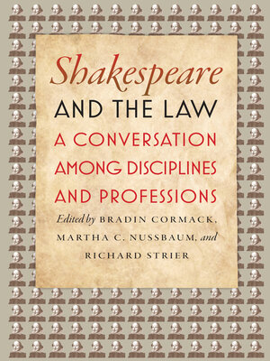 cover image of Shakespeare and the Law